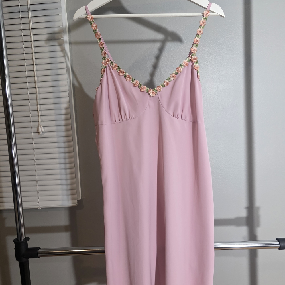 SHEIN Blush Pink Slip Dress